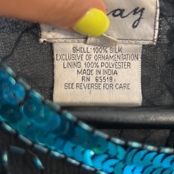 VINTAGE! Stenay Sequins Top - Picture 3 of 9